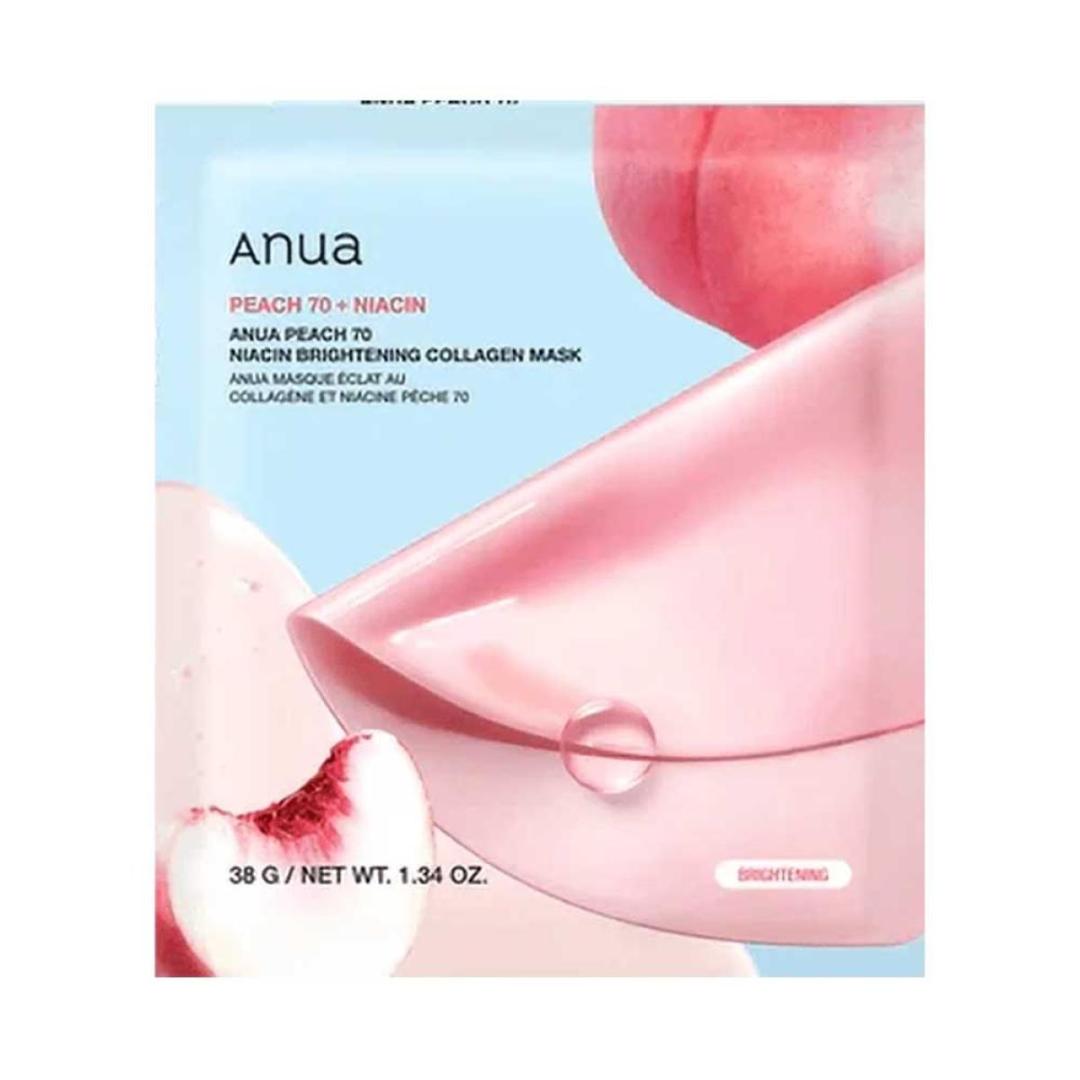 ماسک ورقه ای هلو و نیاسینامید آنوا