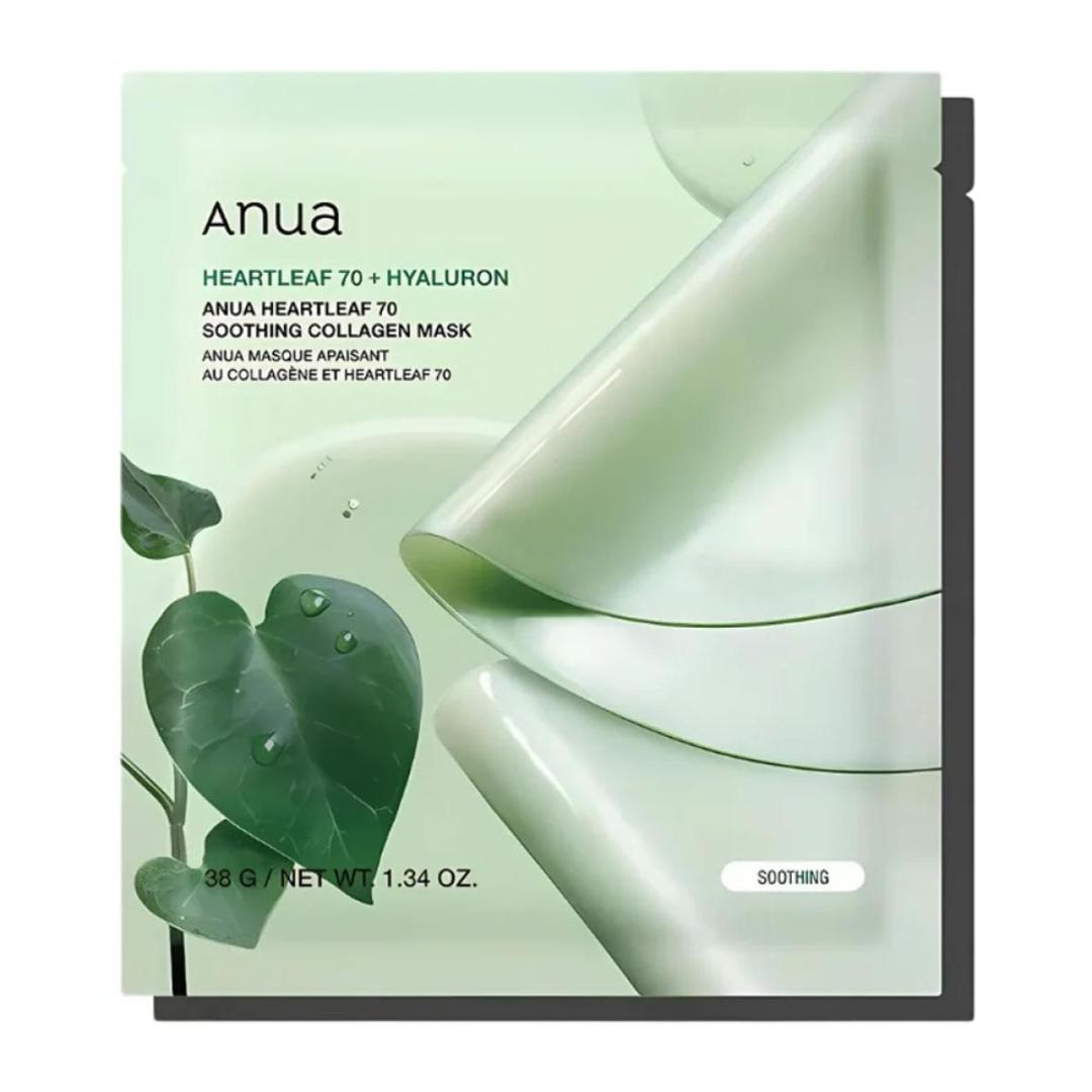 ماسک ورقه ای تسکین دهنده حاوی عصاره هارتلیف و هیالورون آنوا